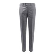 Grijze Wollen Broek Aw24 Stijl Brunello Cucinelli , Gray , Heren