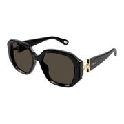 Ch0236S 001 Sunglasses Chloé , Black , Dames