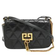 Pre-owned Leather crossbody-bags Givenchy Pre-owned , Black , Dames