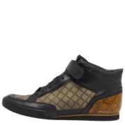 Pre-owned Coated canvas sneakers Gucci Vintage , Multicolor , Heren