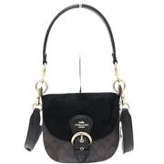 Pre-owned Canvas shoulder-bags Coach Pre-owned , Black , Dames