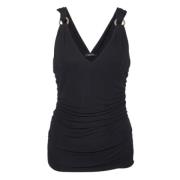 Pre-owned Fabric tops Versace Pre-owned , Black , Dames