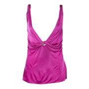 Pre-owned Fabric tops Versace Pre-owned , Pink , Dames