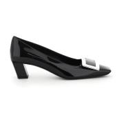 Iconische Square Buckle Lakleren Pumps Roger Vivier , Black , Dames