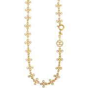 Pre-owned Metal necklaces Chanel Vintage , Yellow , Dames