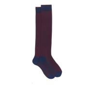 Katoenen Lange Sokken Royal Twin Rib voor Heren Gallo , Multicolor , H...