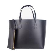 Leren Schoudertas met Logo Givenchy , Black , Dames