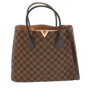 Pre-owned Leather totes Louis Vuitton Vintage , Brown , Dames