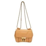 Pre-owned Leather shoulder-bags Chloé Pre-owned , Beige , Dames