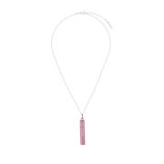 Coole Sterling Zilveren Ketting Metallic Roze Ambush , Purple , Dames