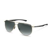 Goud Zwart Rook Gradient Zonnebril Porsche Design , Black , Unisex