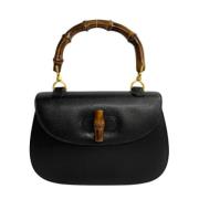 Pre-owned Leather gucci-bags Gucci Vintage , Black , Dames