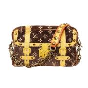 Pre-owned Leather shoulder-bags Louis Vuitton Vintage , Multicolor , D...