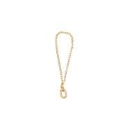 Gouden Ketting met Link Hanger Paco Rabanne , Yellow , Dames