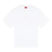 T-shirt Diesel , White , Heren