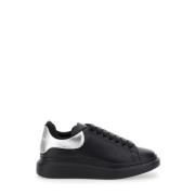 Zwarte Lage Top Veterschoenen Alexander McQueen , Black , Heren