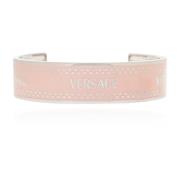 Armband met logo Versace , Pink , Unisex