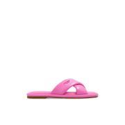 Slippers met logo Kate Spade , Pink , Dames