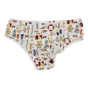 Chic Sailor Print Ondergoed Dolce & Gabbana , Multicolor , Dames