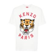 Witte T-shirts en Polos Kenzo , White , Heren