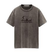 Grijze T-shirts en Polos Alexander Wang , Gray , Dames