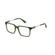 Groene Transparante Zonnebril Vpln28 0G61 Police , Green , Unisex