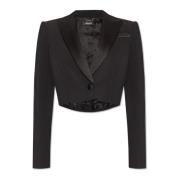 Korte blazer Versace , Black , Dames