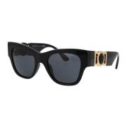 Stijlvolle zonnebril met model 0Ve4415U Versace , Black , Dames