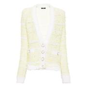 Citroengele Cardigan Balmain , Beige , Dames