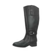 Stijlvolle High Boots voor Vrouwen Geox , Black , Dames