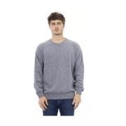 Lichtblauwe Crewneck Sweater Alpha Studio , Blue , Heren