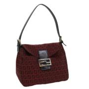 Pre-owned Canvas fendi-bags Fendi Vintage , Red , Dames