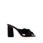 Zwarte Leren Penny Pumps Loeffler Randall , Black , Dames