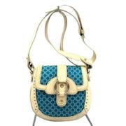 Pre-owned Canvas celine-bags Celine Vintage , Blue , Dames