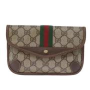 Pre-owned Leather gucci-bags Gucci Vintage , Beige , Dames