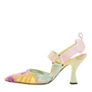 Pre-owned Canvas heels Fendi Vintage , Multicolor , Dames