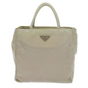 Pre-owned Fabric prada-bags Prada Vintage , Beige , Dames