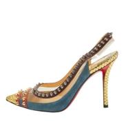 Pre-owned Leather heels Christian Louboutin Pre-owned , Multicolor , D...