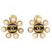 Pre-owned Metal earrings Chanel Vintage , Multicolor , Dames