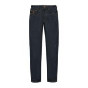 Tapered leg jeans Versace , Blue , Heren