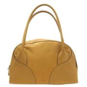 Pre-owned Leather shoulder-bags Loewe Pre-owned , Yellow , Dames