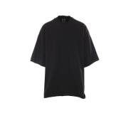 Zwarte Oversize T-shirt en Polo Rick Owens , Black , Heren