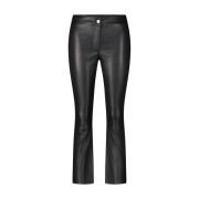 Levendige Leren Broek Arma , Black , Dames