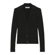 Cardigan met polokraag gevormd Marc O'Polo , Black , Dames