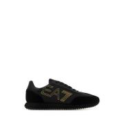 Stijlvolle Sneakers voor Mannen en Vrouwen Emporio Armani EA7 , Black ...