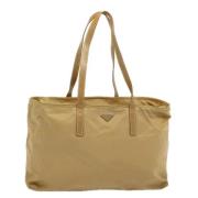 Pre-owned Nylon prada-bags Prada Vintage , Beige , Dames