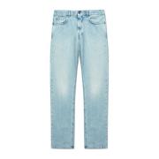 Straight-leg jeans Versace , Blue , Heren