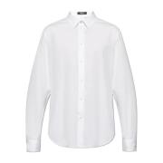 Katoenen overhemd Versace , White , Heren
