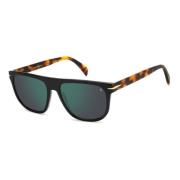 Zwart Havana Zonnebril Eyewear by David Beckham , Black , Heren