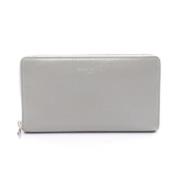 Pre-owned Leather wallets Balenciaga Vintage , Gray , Dames